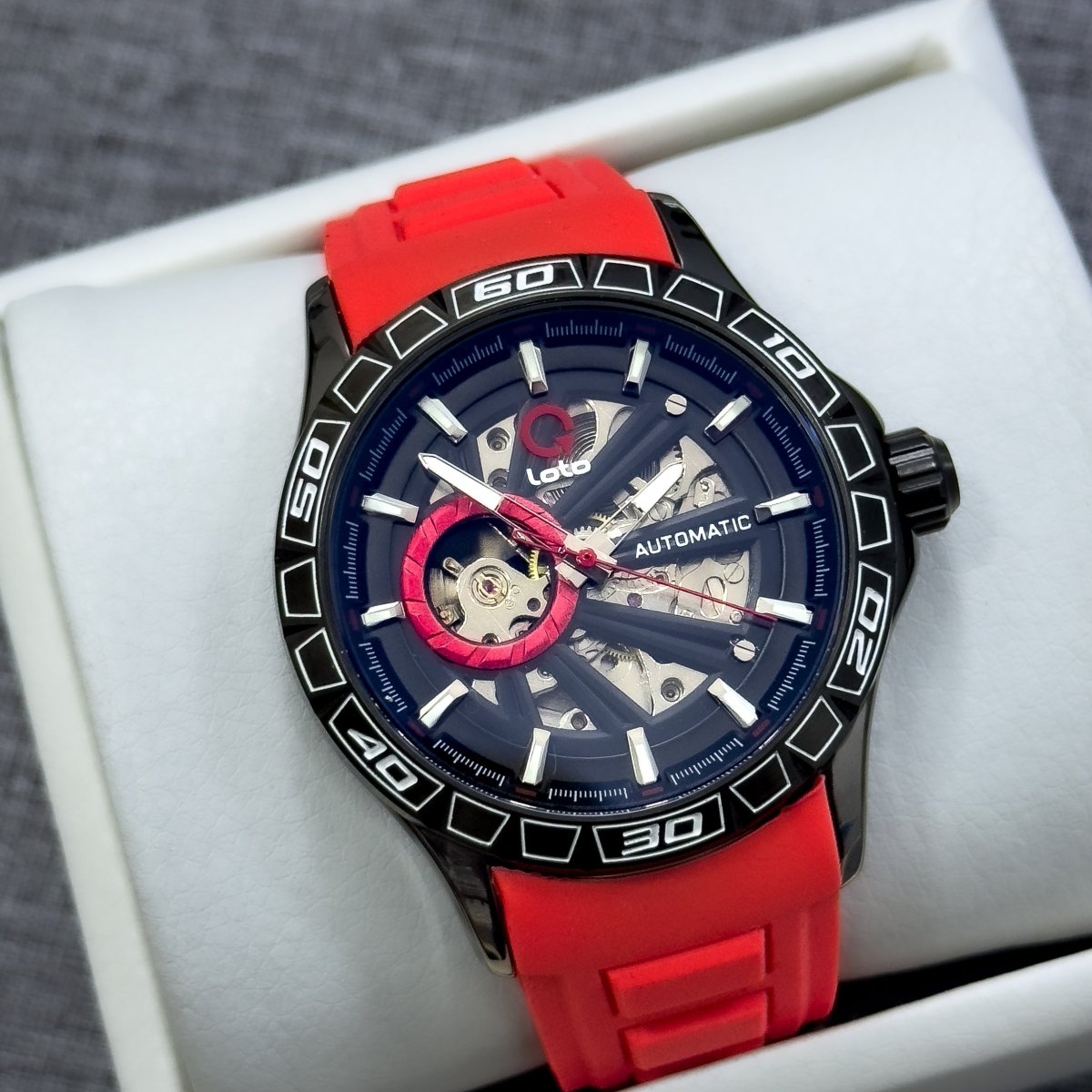 RELOJ LOTO AUTOMATICO SILICONA - Relojes 24K
