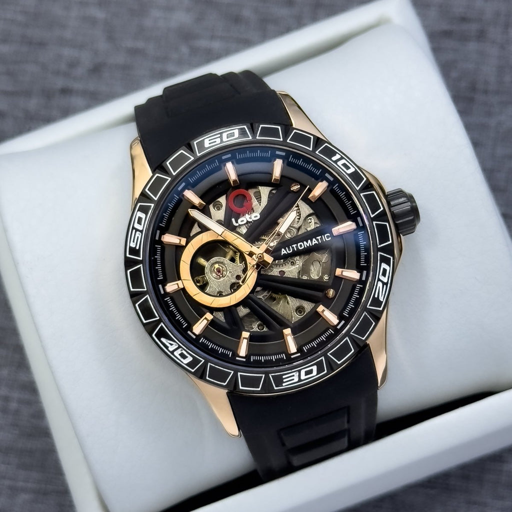 RELOJ LOTO AUTOMATICO SILICONA - Relojes 24K