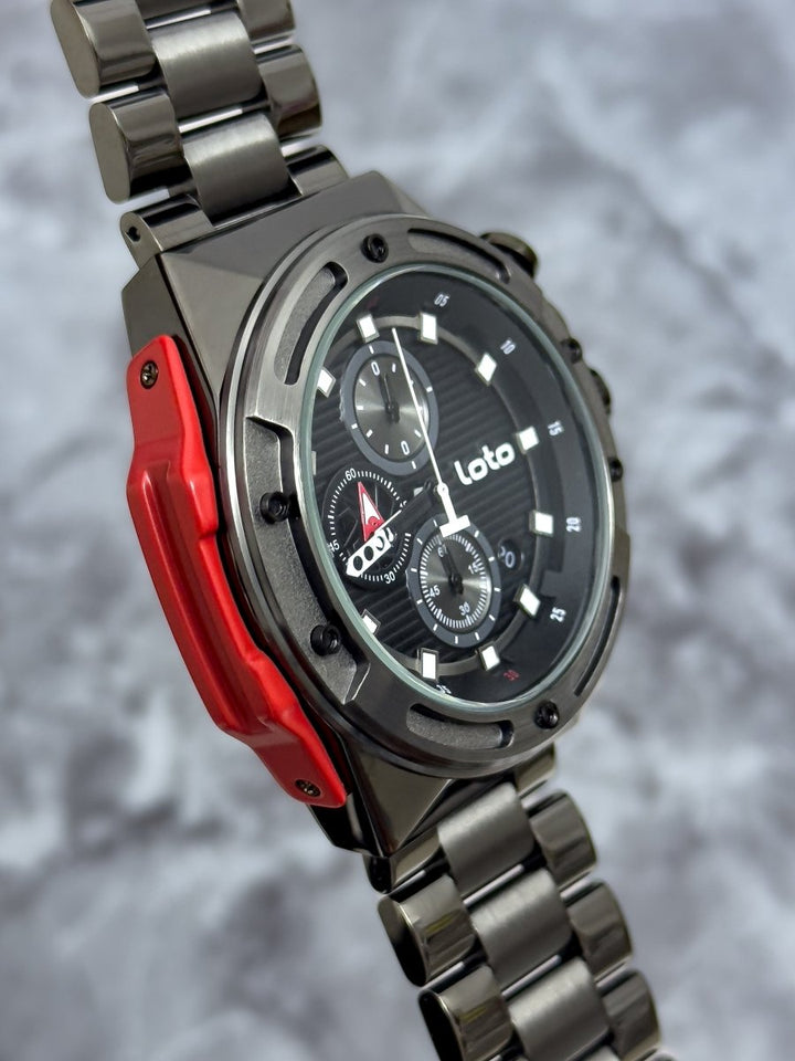 Reloj Loto Cronógrafo Metálico - Relojes 24K