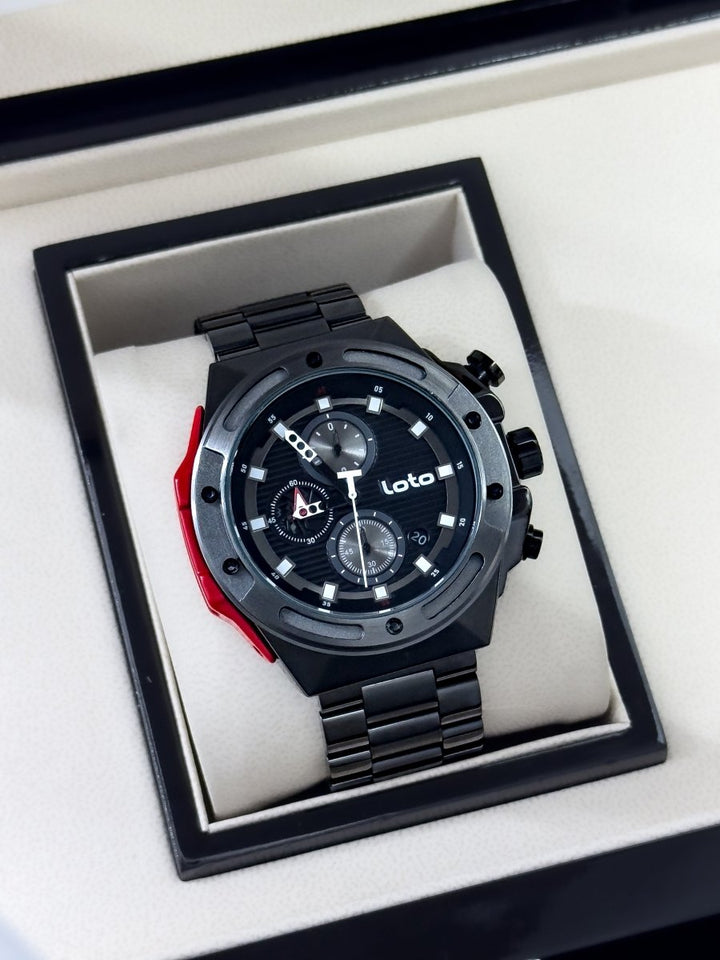 Reloj Loto Cronógrafo Metálico - Relojes 24K