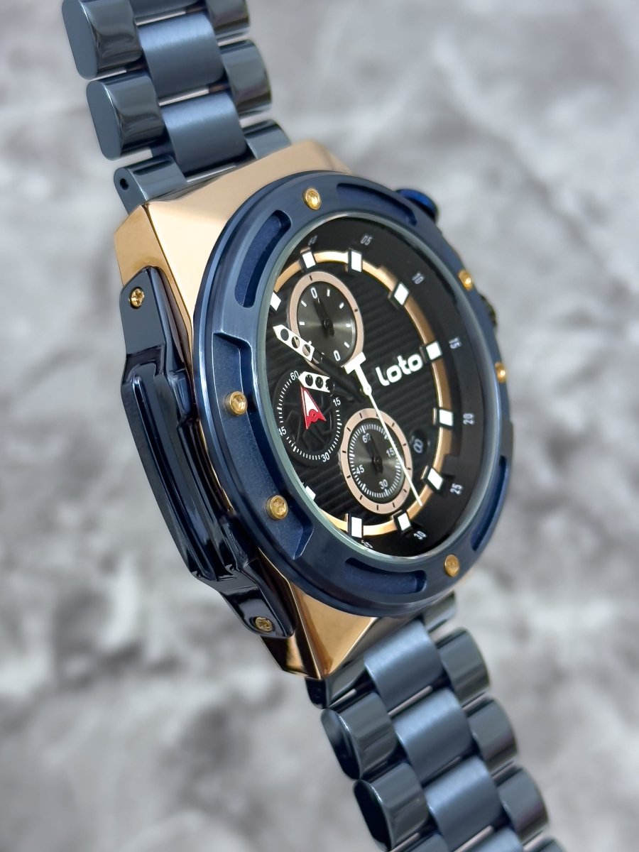 Reloj Loto Cronógrafo Metálico - Relojes 24K