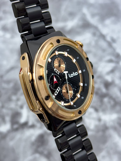 Reloj Loto Cronógrafo Metálico - Relojes 24K