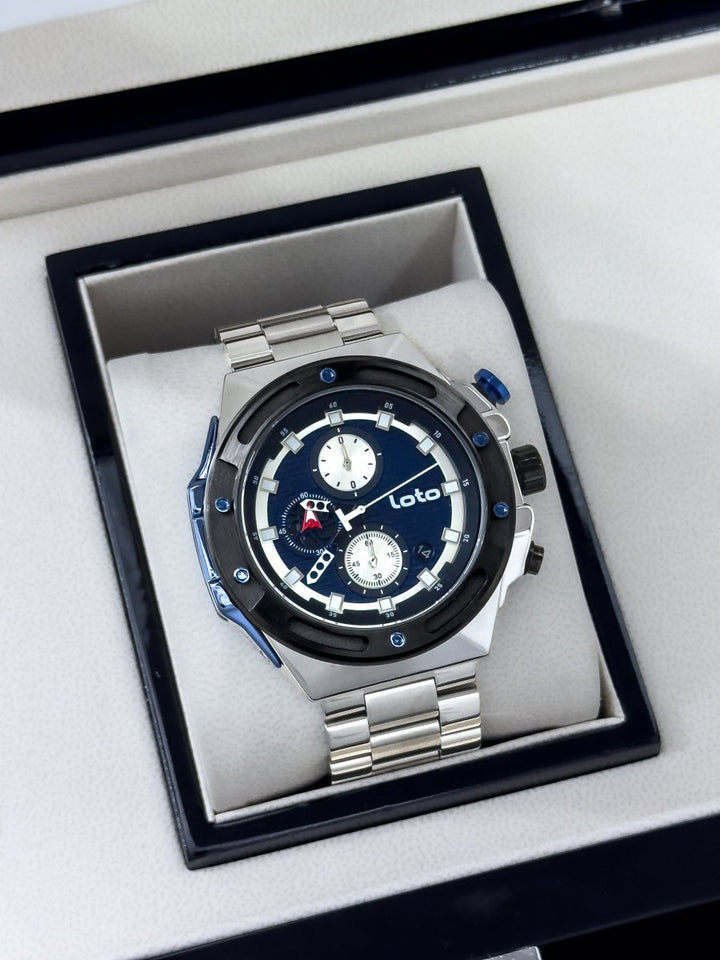 Reloj Loto Cronógrafo Metálico - Relojes 24K