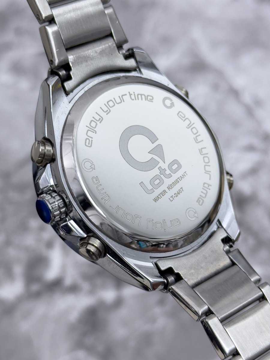 RELOJ LOTO DOBLE HORA METALICO - Relojes 24K