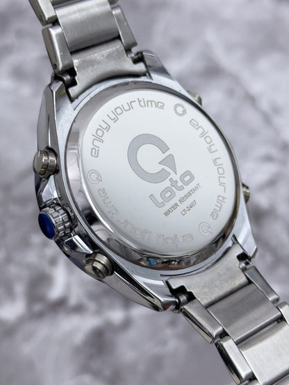 RELOJ LOTO DOBLE HORA METALICO - Relojes 24K