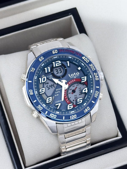 RELOJ LOTO DOBLE HORA METALICO - Relojes 24K