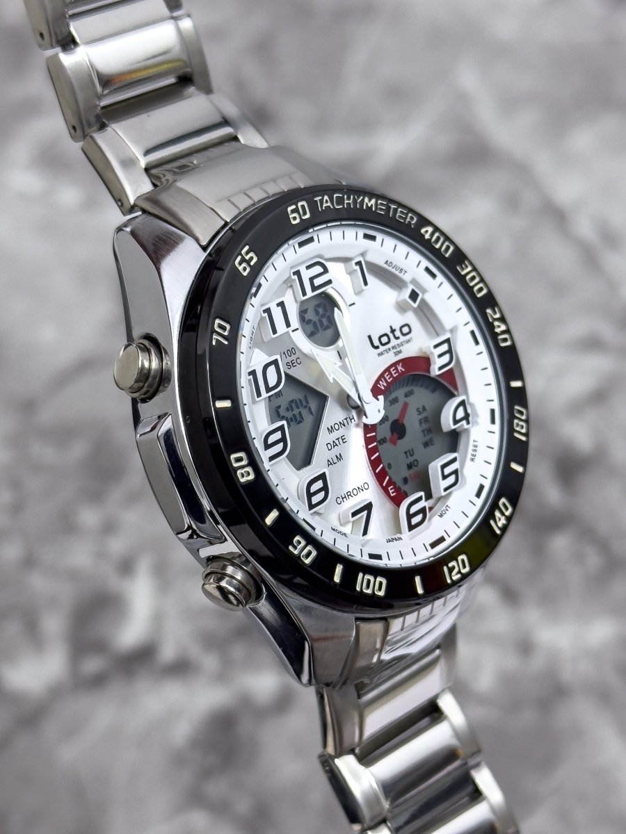 RELOJ LOTO DOBLE HORA METALICO - Relojes 24K