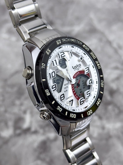 RELOJ LOTO DOBLE HORA METALICO - Relojes 24K