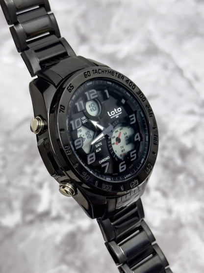 RELOJ LOTO DOBLE HORA METALICO - Relojes 24K