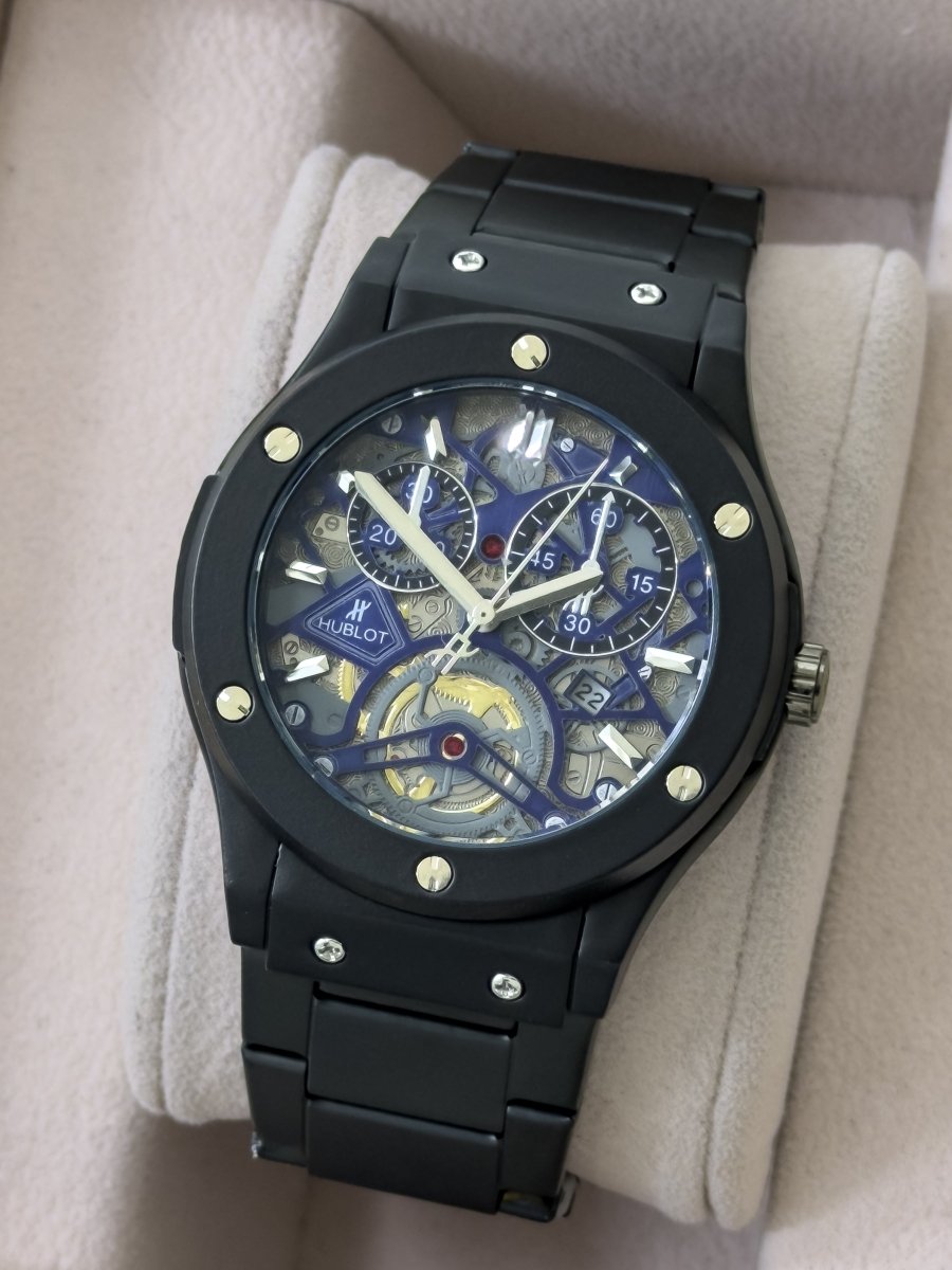 Reloj para Hombre Industrial Skeleton Series - Relojes 24K