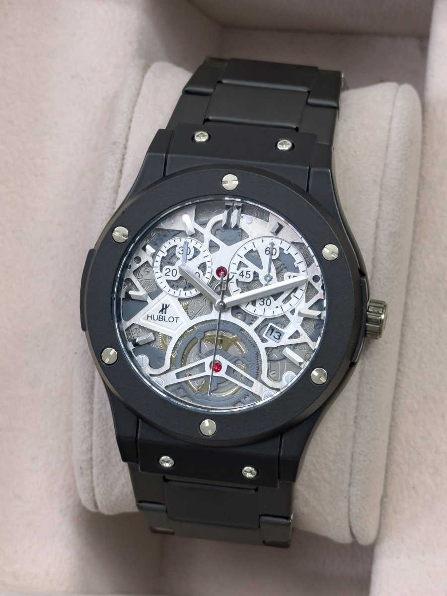 Reloj para Hombre Industrial Skeleton Series - Relojes 24K