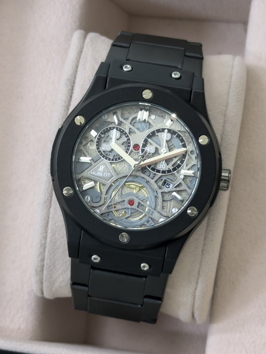 Reloj para Hombre Industrial Skeleton Series - Relojes 24K