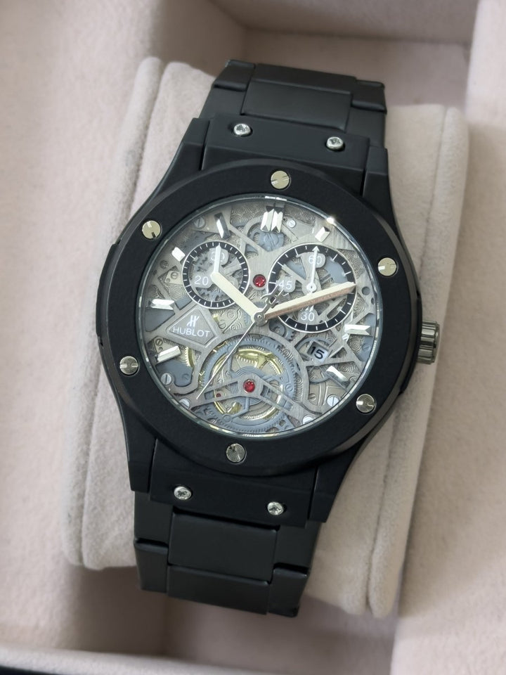 Reloj para Hombre Industrial Skeleton Series - Relojes 24K