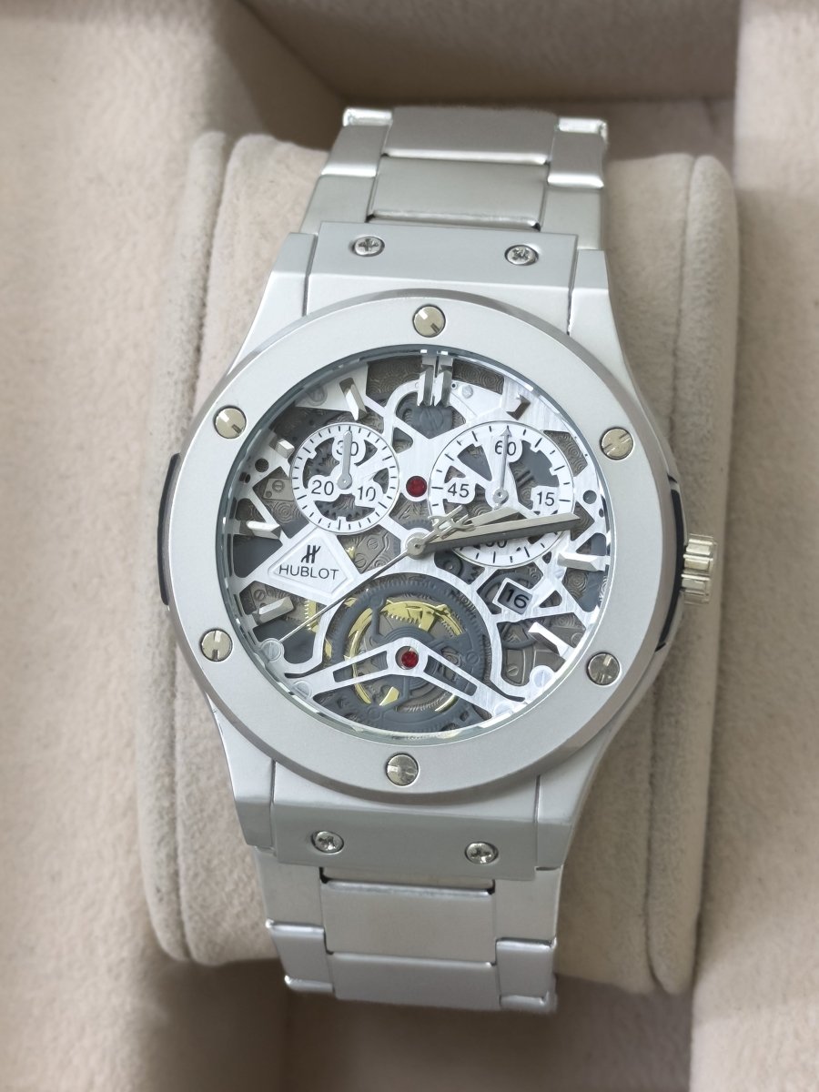 Reloj para Hombre Industrial Skeleton Series - Relojes 24K