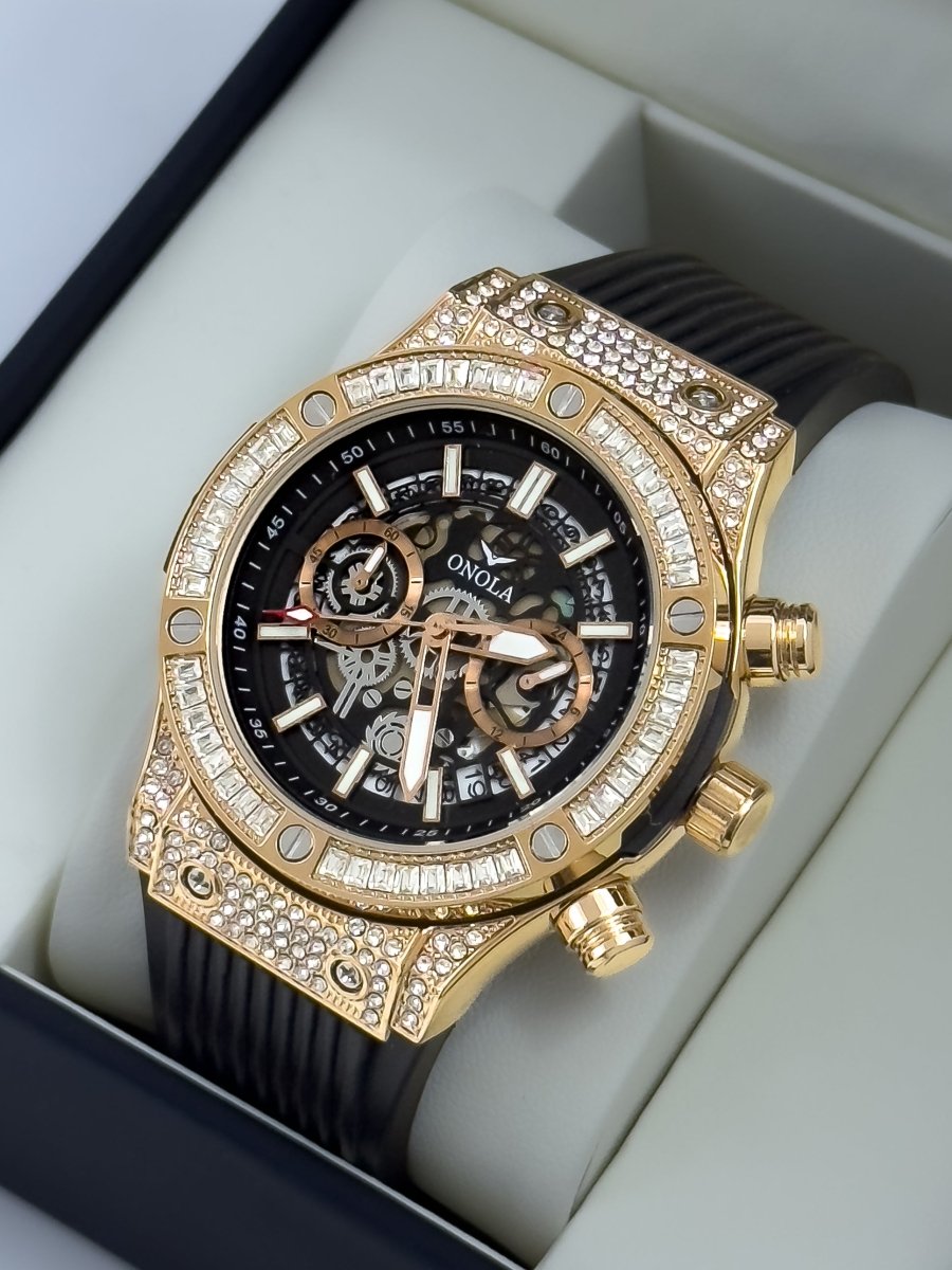 RELOJ PARA HOMBRE ONOLA DIAMOND - Relojes 24K