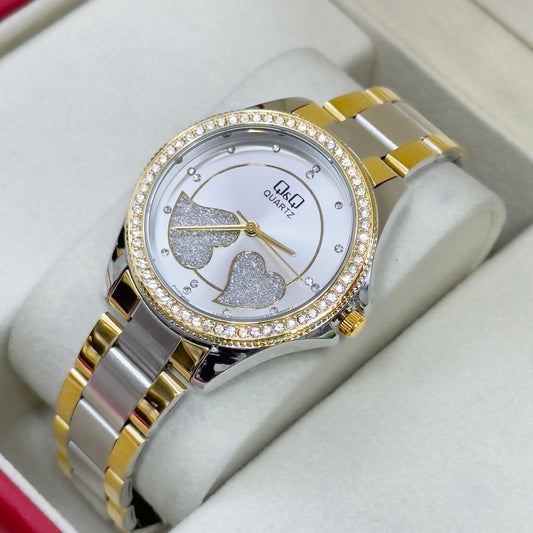 Reloj Q&Q CORAZONES METALICO - Relojes 24K