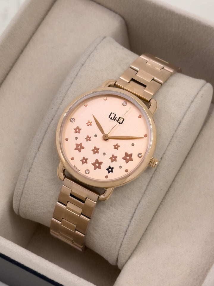 Reloj Q&Q Jardín Metálico - Relojes 24K