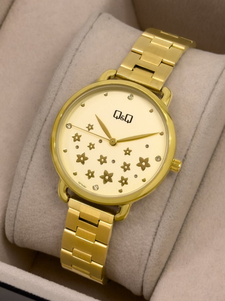 Reloj Q&Q Jardín Metálico - Relojes 24K