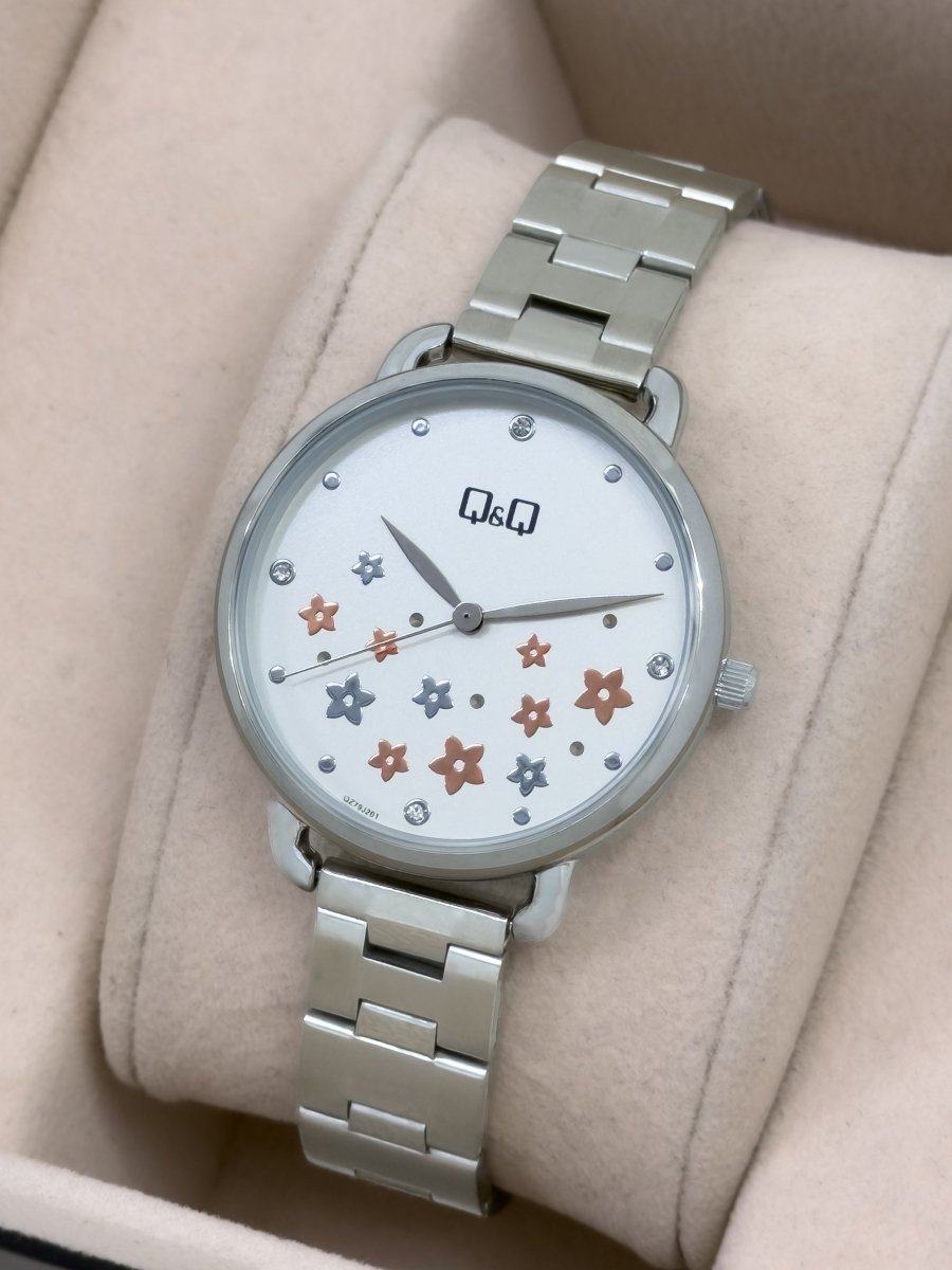 Reloj Q&Q Jardín Metálico - Relojes 24K