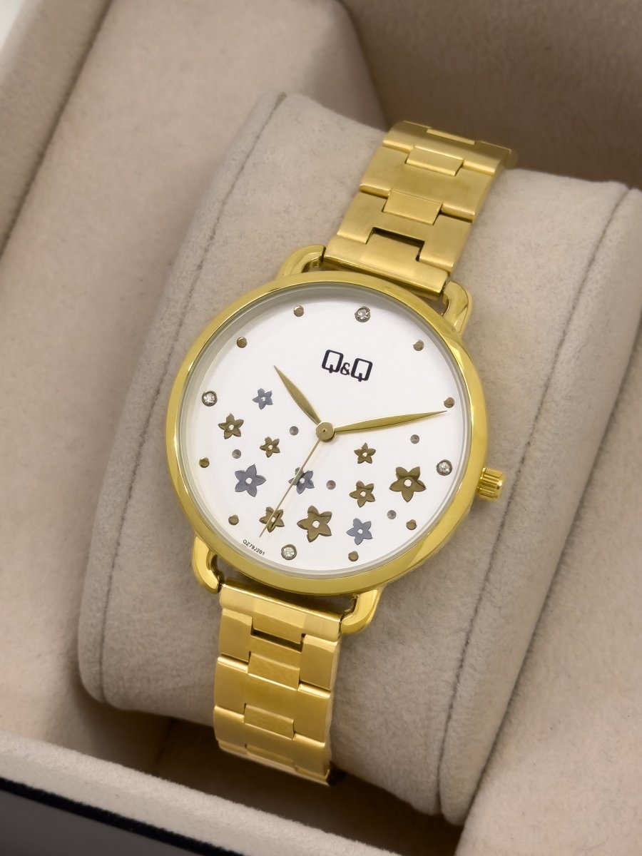 Reloj Q&Q Jardín Metálico - Relojes 24K