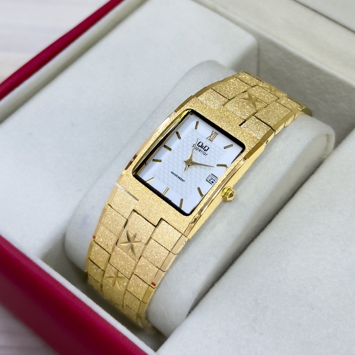 RELOJ Q&Q SUPERIOR CUADRADO - Relojes 24K