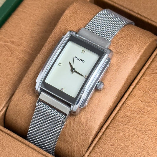 RELOJ RD CLASICO MALLA CUADRADO - Relojes 24K