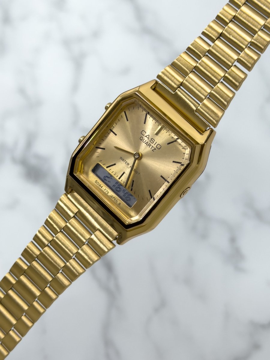 Reloj Retro Dual-Time - Relojes 24K