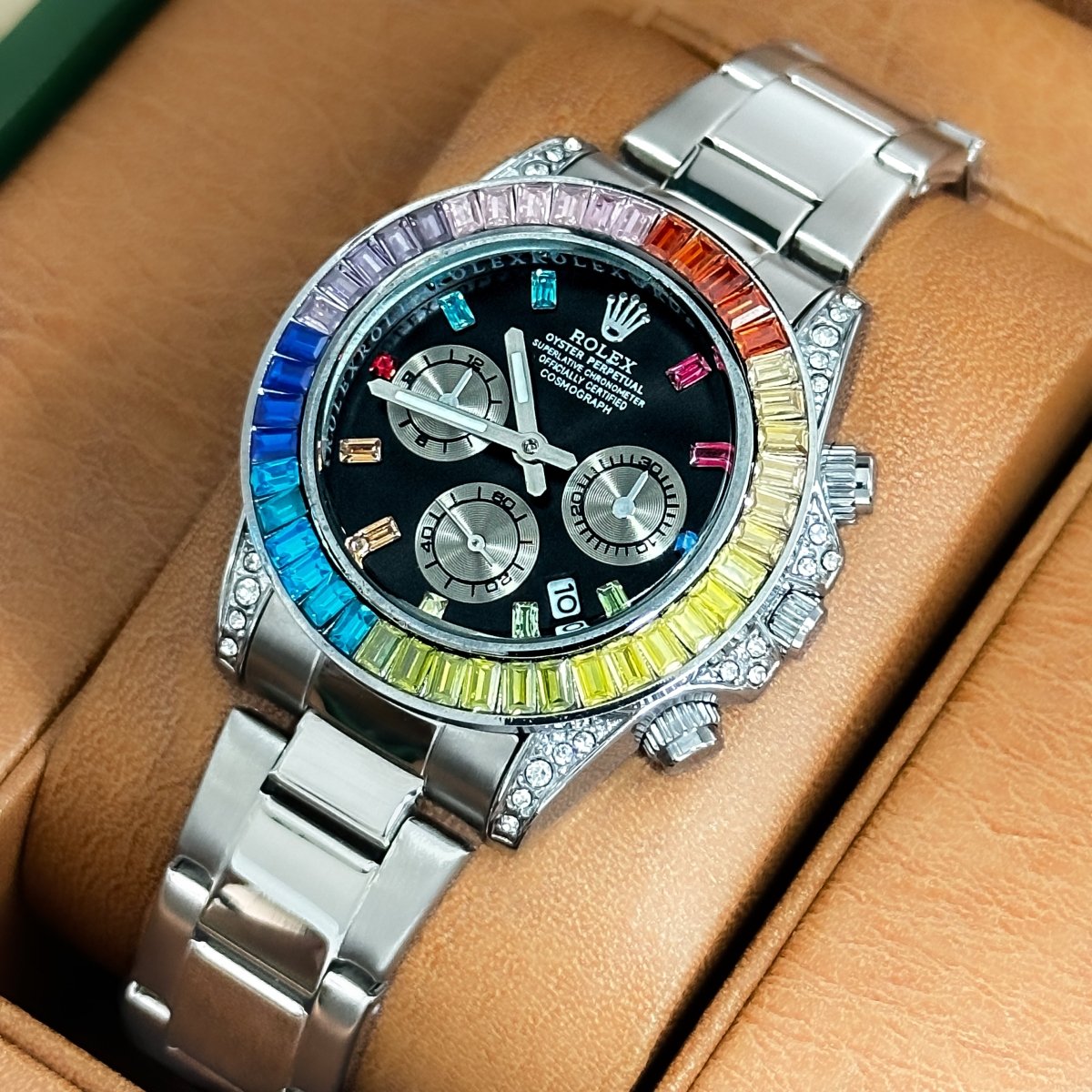 RELOJ RX PIEDRAS ARCOIRIS - Relojes 24K