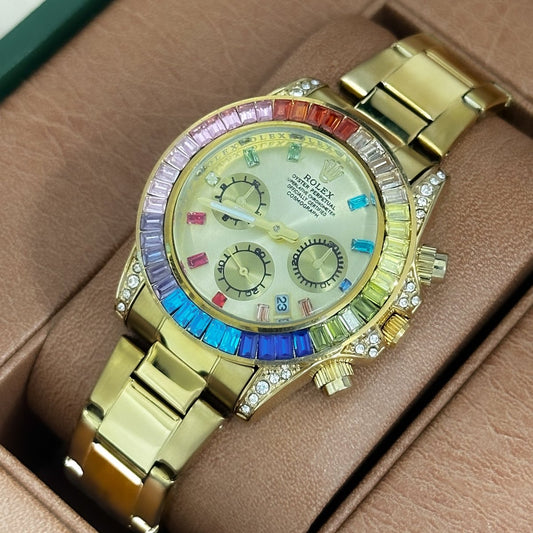 RELOJ RX PIEDRAS ARCOIRIS - Relojes 24K