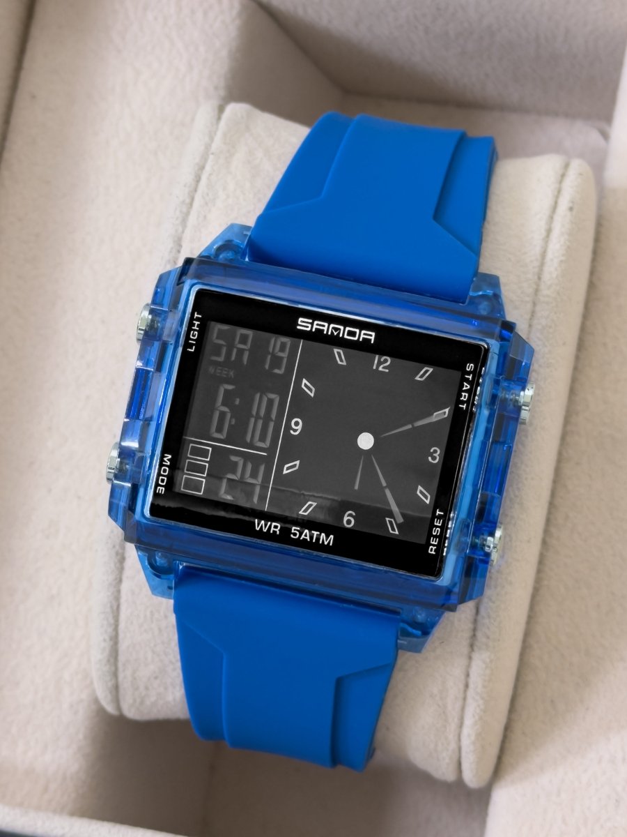Reloj SANDA Dual - Display Square - Relojes 24K