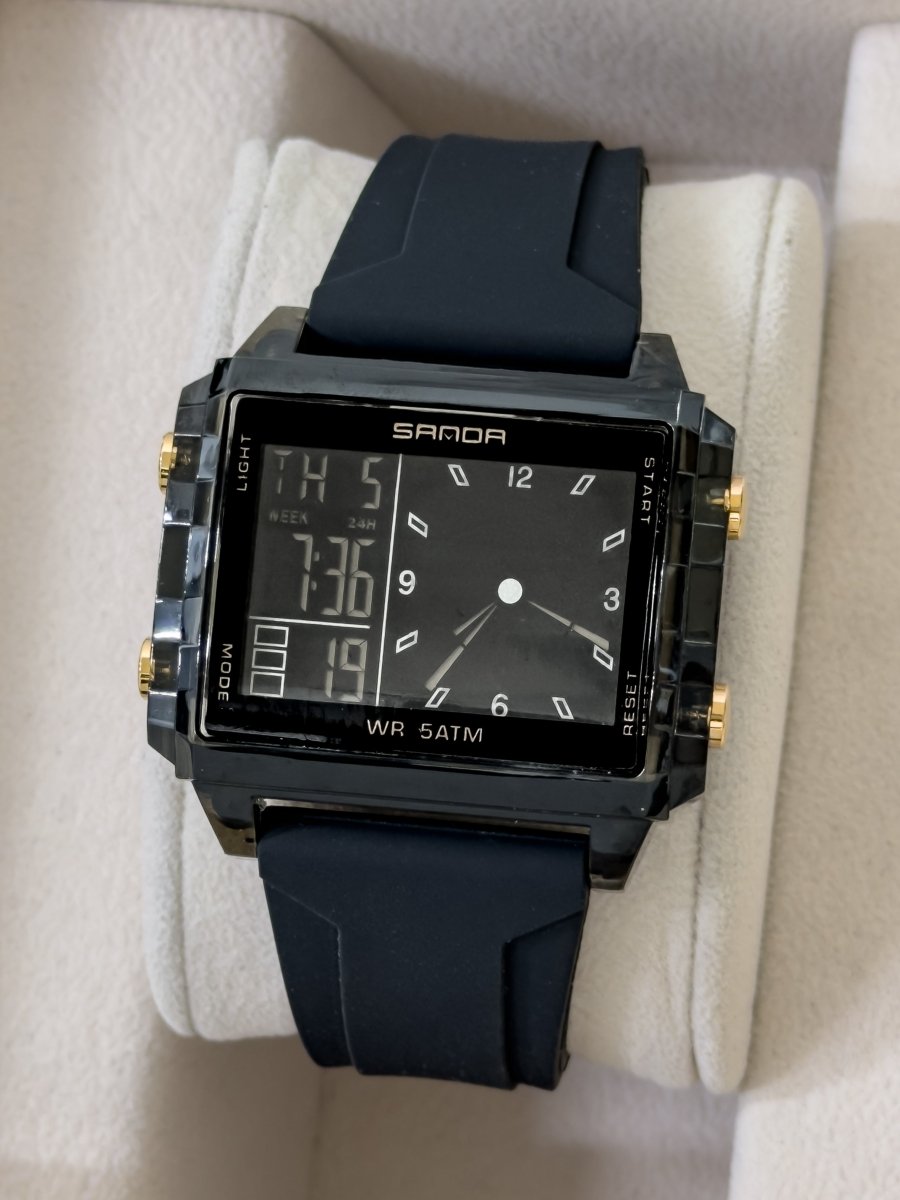 Reloj SANDA Dual - Display Square - Relojes 24K