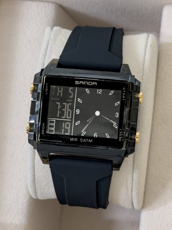Reloj SANDA Dual - Display Square - Relojes 24K