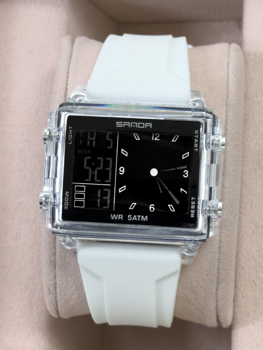 Reloj SANDA Dual - Display Square - Relojes 24K