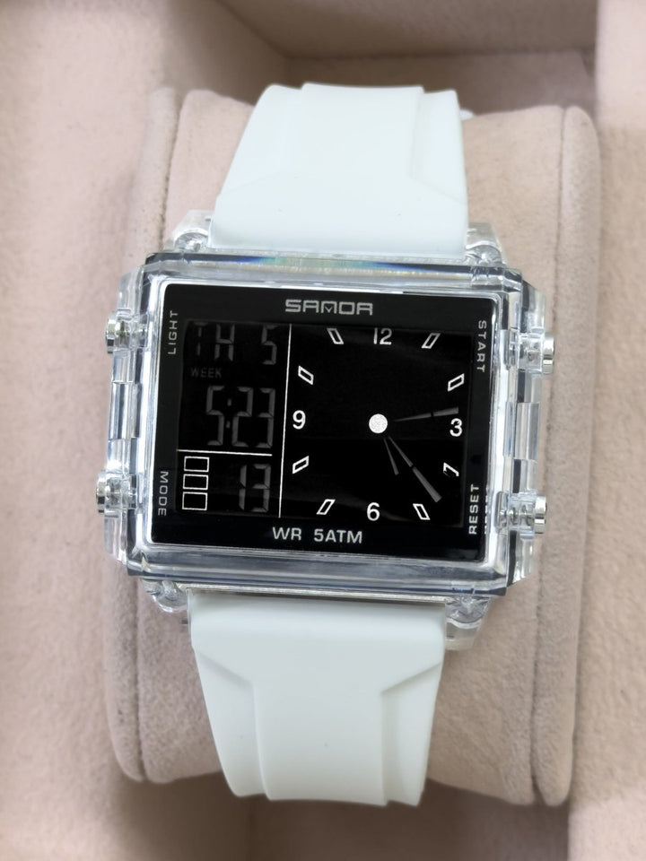 Reloj SANDA Dual - Display Square - Relojes 24K