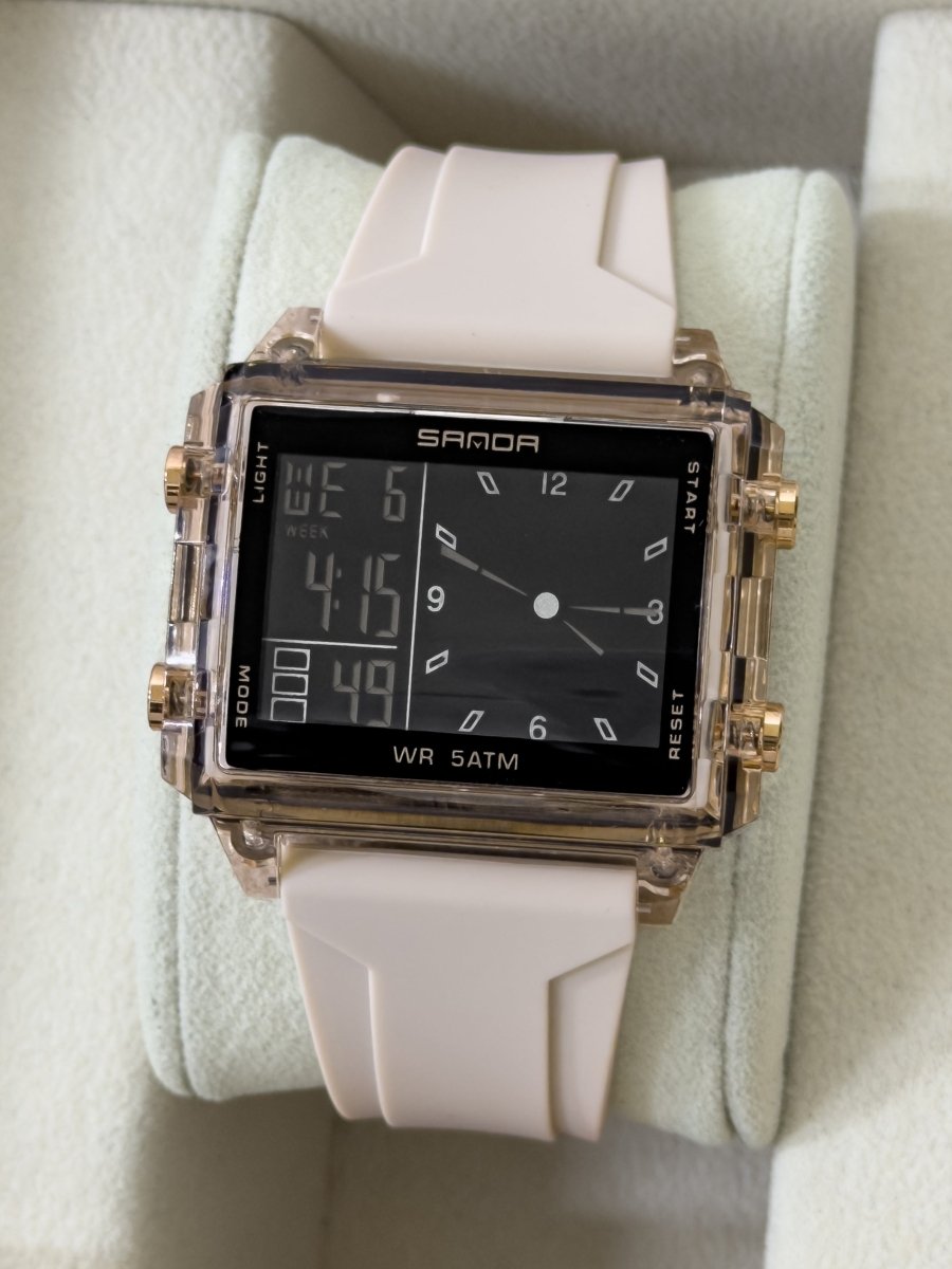 Reloj SANDA Dual - Display Square - Relojes 24K