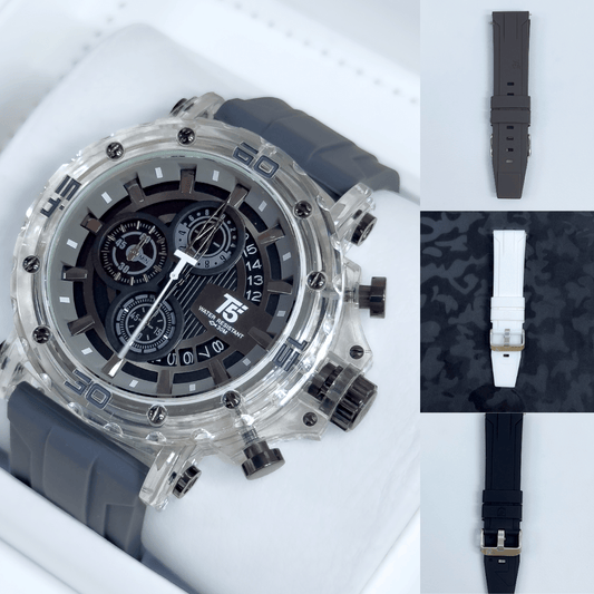 RELOJ T5 4 PULSOS REDONDO - Relojes 24K