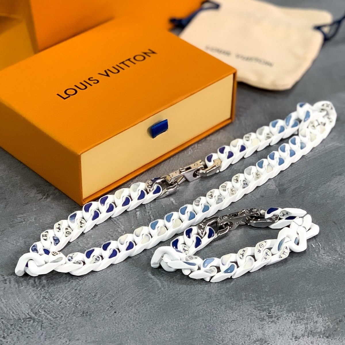 SET DE CADENAS DE LUJO - LOUIS COLLECTION - Relojes 24K