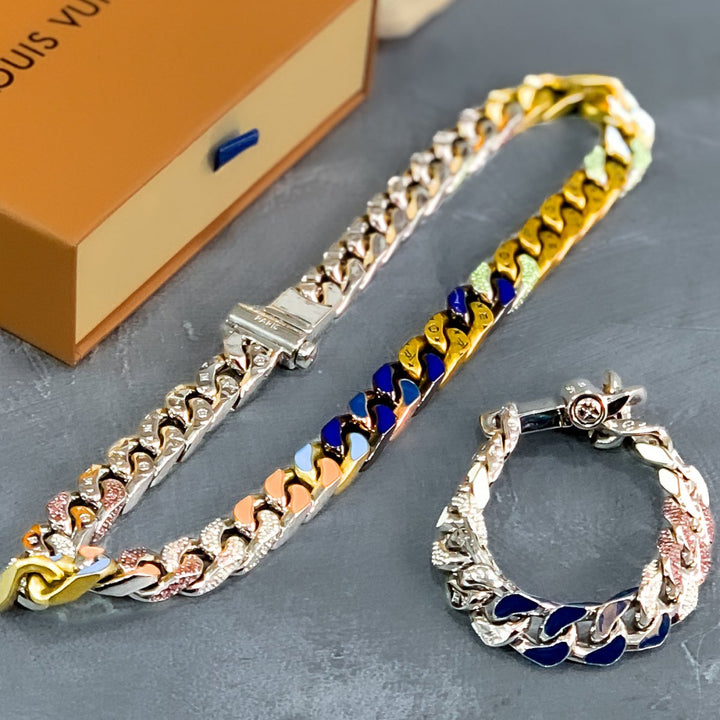 SET DE CADENAS DE LUJO - LOUIS COLLECTION - Relojes 24K
