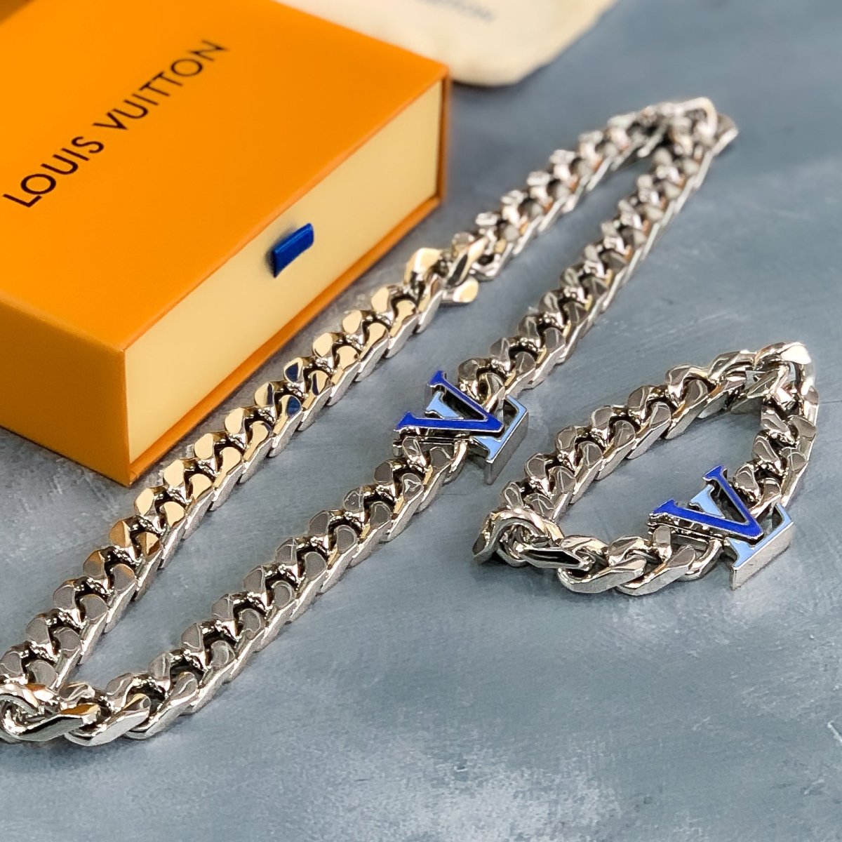 SET DE CADENAS DE LUJO - LOUIS COLLECTION - Relojes 24K